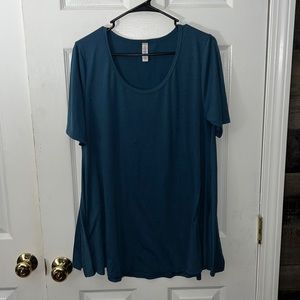LuLaRoe Dark Blue Perfect Tee Size Medium